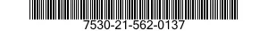 7530-21-562-0137  7530215620137 215620137