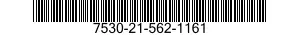 7530-21-562-1161 FORM,PRINTED 7530215621161 215621161