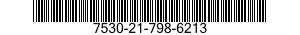 7530-21-798-6213  7530217986213 217986213