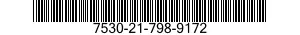 7530-21-798-9172 PAPER,GRAPH 7530217989172 217989172