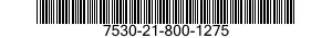 7530-21-800-1275  7530218001275 218001275