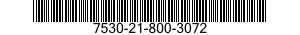 7530-21-800-3072 SCREW,CAP,SOCKET HEAD 7530218003072 218003072