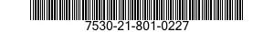 7530-21-801-0227 FORM,PRINTED 7530218010227 218010227