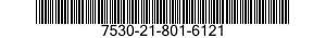 7530-21-801-6121 FORM,PRINTED 7530218016121 218016121