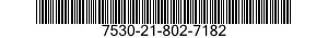 7530-21-802-7182 PAPER,GRAPH 7530218027182 218027182