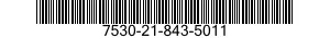 7530-21-843-5011 FORM,PRINTED 7530218435011 218435011