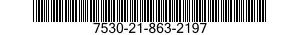 7530-21-863-2197  7530218632197 218632197