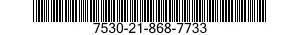 7530-21-868-7733 FORM,PRINTED 7530218687733 218687733