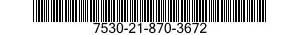 7530-21-870-3672 FOLDER,FILE 7530218703672 218703672