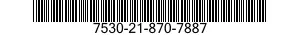 7530-21-870-7887 FORM,PRINTED 7530218707887 218707887