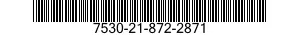 7530-21-872-2871 FORM,PRINTED 7530218722871 218722871