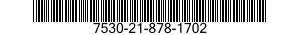 7530-21-878-1702 FORM,PRINTED 7530218781702 218781702