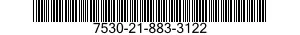7530-21-883-3122 FORM,PRINTED 7530218833122 218833122