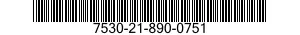 7530-21-890-0751 CARD,INDEX 7530218900751 218900751