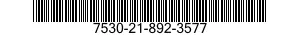 7530-21-892-3577 FORM,PRINTED 7530218923577 218923577