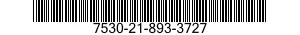 7530-21-893-3727 FORM,PRINTED 7530218933727 218933727