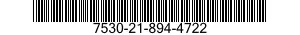 7530-21-894-4722 FORM,PRINTED 7530218944722 218944722