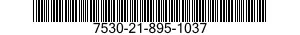 7530-21-895-1037 FORM,PRINTED 7530218951037 218951037