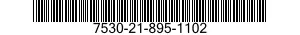7530-21-895-1102 FORM,PRINTED 7530218951102 218951102