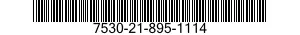 7530-21-895-1114 FORM,PRINTED 7530218951114 218951114