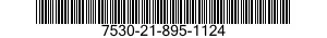 7530-21-895-1124 FORM,PRINTED 7530218951124 218951124
