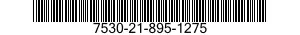 7530-21-895-1275 FORM,PRINTED 7530218951275 218951275