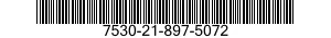 7530-21-897-5072 FORM,PRINTED 7530218975072 218975072