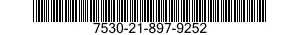 7530-21-897-9252 FORM,PRINTED 7530218979252 218979252