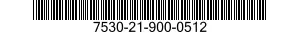 7530-21-900-0512 FORM,PRINTED 7530219000512 219000512