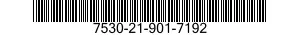 7530-21-901-7192 FORM,PRINTED 7530219017192 219017192