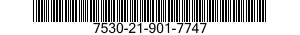 7530-21-901-7747 FORM,PRINTED 7530219017747 219017747