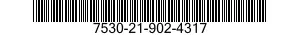7530-21-902-4317 FORM,PRINTED 7530219024317 219024317
