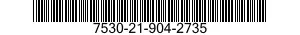7530-21-904-2735 TAPE,PAPER,COMPUTING MACHINE 7530219042735 219042735