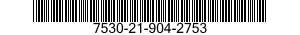 7530-21-904-2753 PAPER,TABULATING MACHINE,CONTINUOUS FLAT FOLD 7530219042753 219042753