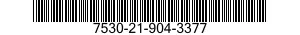 7530-21-904-3377 FORM,PRINTED 7530219043377 219043377