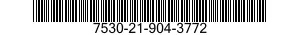 7530-21-904-3772 FORM,PRINTED 7530219043772 219043772