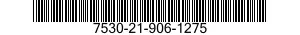 7530-21-906-1275 FORM,PRINTED 7530219061275 219061275
