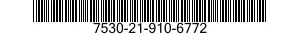 7530-21-910-6772  7530219106772 219106772