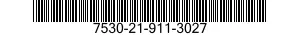 7530-21-911-3027 JACKET,FILING,WALLET 7530219113027 219113027
