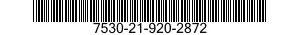 7530-21-920-2872 FORM,PRINTED 7530219202872 219202872