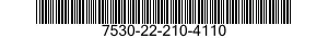 7530-22-210-4110 FORM,PRINTED 7530222104110 222104110