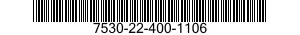 7530-22-400-1106 FORM,PRINTED 7530224001106 224001106