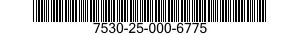 7530-25-000-6775  7530250006775 250006775