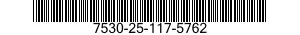 7530-25-117-5762 FORM,PRINTED 7530251175762 251175762