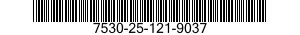7530-25-121-9037 FORM,PRINTED 7530251219037 251219037
