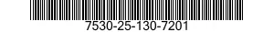 7530-25-130-7201 FORM,PRINTED 7530251307201 251307201
