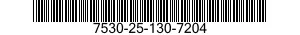 7530-25-130-7204 FORM,PRINTED 7530251307204 251307204