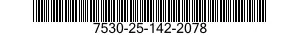 7530-25-142-2078 TAPE,PAPER,COMPUTING MACHINE 7530251422078 251422078