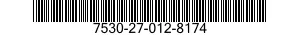 7530-27-012-8174 BOOK,RECORD 7530270128174 270128174
