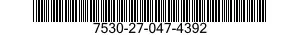 7530-27-047-4392 BOOK,RECORD 7530270474392 270474392